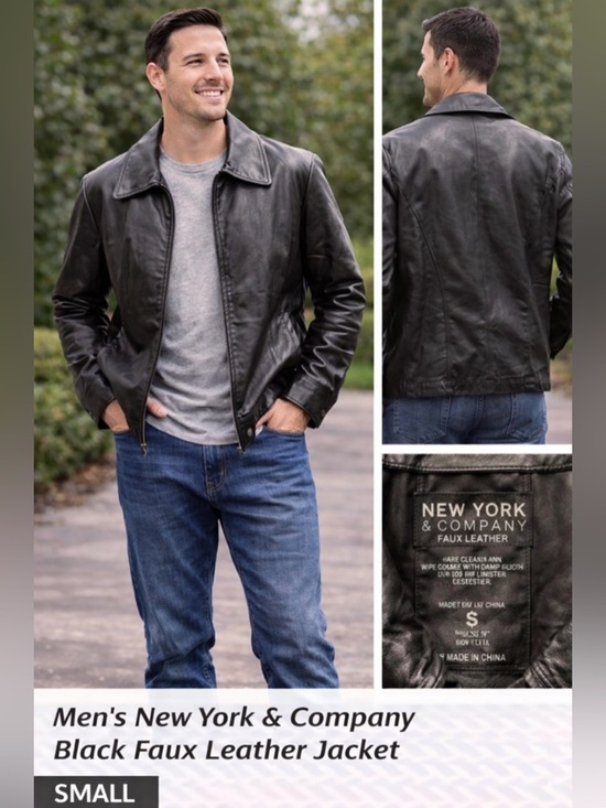 New York & Company Other - New York & Company Black faux Leather Jacket SMALL